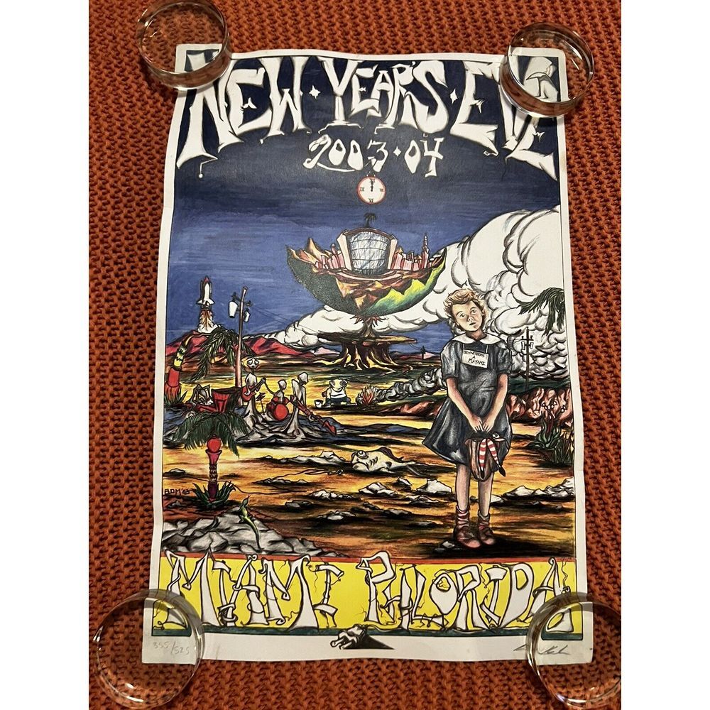 Phish New Years Eve Numbered Miami FL Phlorida Poster Print 2003-04 12"x18"